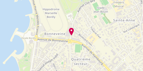 Plan de Agip Francaise Sa, 175 avenue Clot Bey, 13008 Marseille