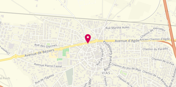 Plan de Total, 12 avenue de Béziers, 34450 Vias