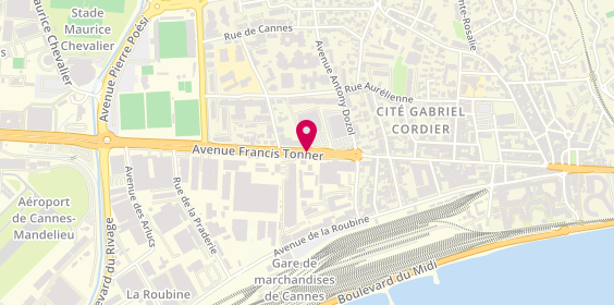 Plan de Relais Saint Cassien, Aeroport Cannes Mandelieu
Avenue Francis Tonner, 06150 Cannes