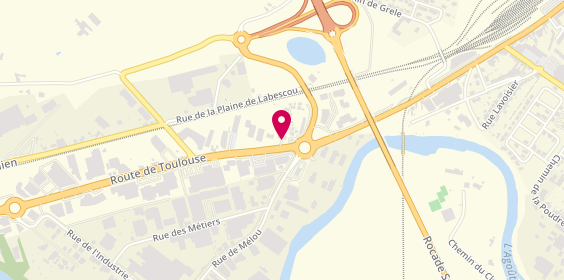 Plan de MS Wash, 56 Route de Toulouse, 81100 Castres
