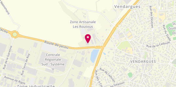 Plan de Renault Trucks, 393 Route de Jacou, 34740 Vendargues