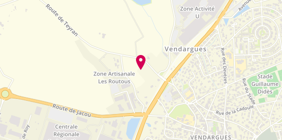 Plan de FLUIDCAR, 253 Rue des Portes Domitiennes, 34740 Vendargues