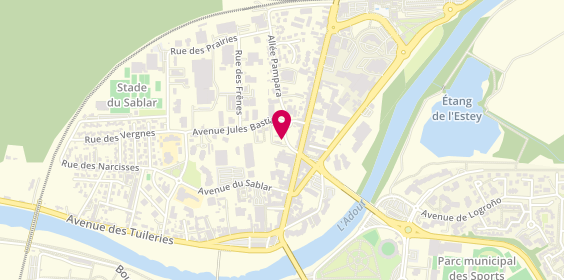 Plan de Autolav Services, Rue Marie et Raymond Molia, 40100 Dax