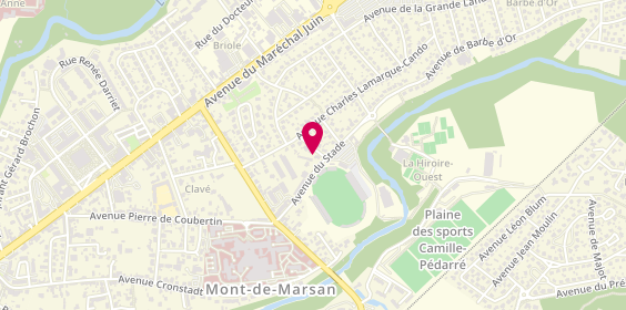 Plan de MK esthétique, 7 Rue Pierre Salles, 40000 Mont-de-Marsan