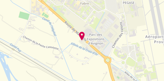 Plan de Relais Montfavet la Durance, 4316 Route de Marseille, 84140 Avignon