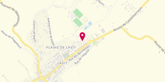 Plan de Val Fleuri Lavit, Rue Notre Dame, 82120 Lavit