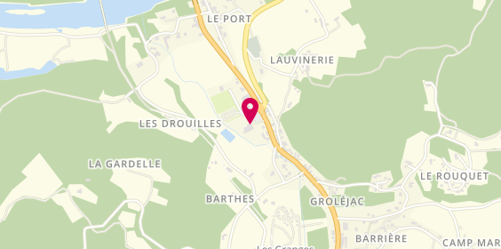 Plan de Access - TotalEnergies, Le Bourg, 24250 Groléjac