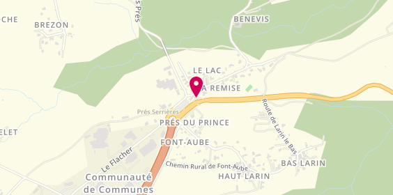 Plan de Station Service Total, 52 Route de la Remise, 07340 Félines