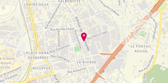Plan de RENAULT, 44 Rue Thimonnier, 42100 Saint-Étienne