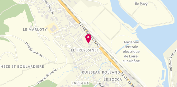 Plan de Ideal Cars, 272 Route de Beaucaire, 69700 Loire-sur-Rhône