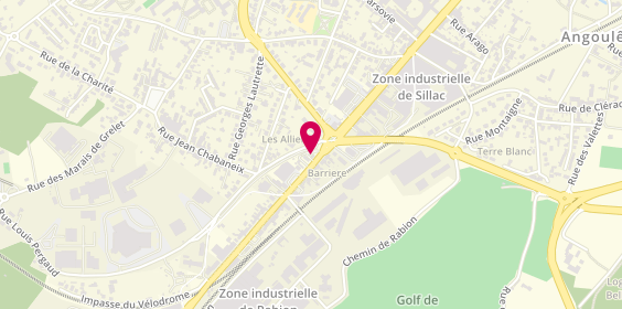 Plan de Relais Angouleme Sillac, 430 Rue de Bordeaux, 16000 Angoulême