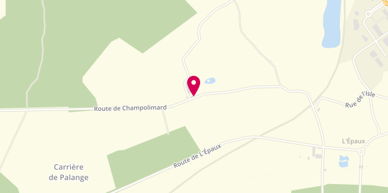 Plan de SARL Les Selliers du Domaine, 1253 Route de Champolimard, 38510 Courtenay