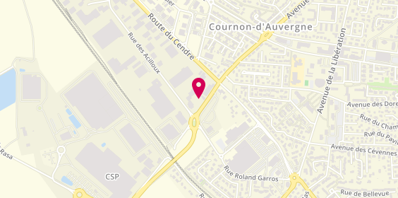 Plan de Pause Lavage, 62 avenue du Midi, 63800 Cournon-d'Auvergne