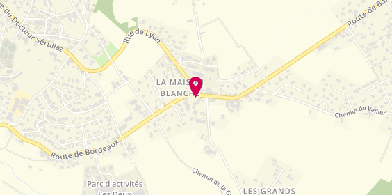 Plan de Garage des Rossandes, 61 Bis Route de Bordeaux, 69670 Vaugneray