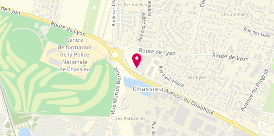 Plan de Intermarché, 28 Route de Lyon, 69680 Chassieu