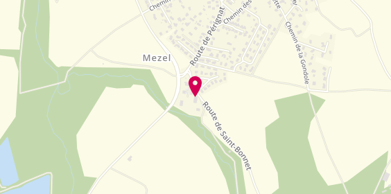 Plan de Mezel Automobiles, 110 Route de Saint-Bonnet, 63115 Mur-sur-Allier