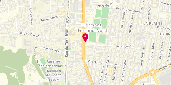 Plan de Total, 108 Boulevard Étienne Clémentel, 63000 Clermont-Ferrand