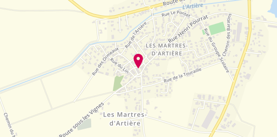 Plan de Carrosserie des Martres, Route de Vichy Zone Artisanale le Marais, 63430 Les Martres-d'Artière