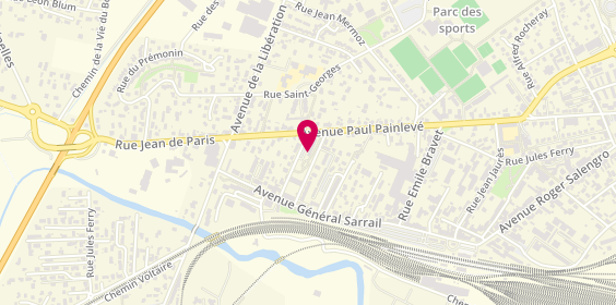 Plan de Adnlc, 10 Rue Jean Emery, 01500 Ambérieu-en-Bugey