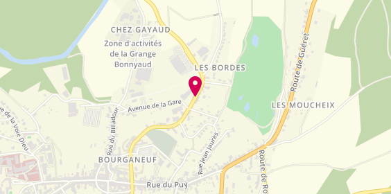 Plan de Creuse Lavages, 14 Route Benevent, 23400 Bourganeuf