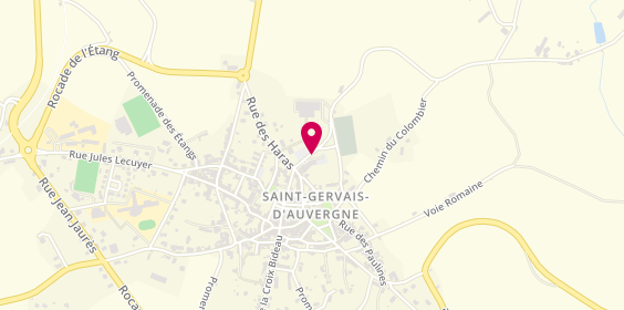 Plan de Carrefour Contact, Rue du General Desaix, 63390 Saint-Gervais-d'Auvergne