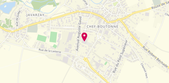 Plan de Intermarché SUPER Chef Boutonne, 6 avenue Louis Doignon, 79110 Chef-Boutonne