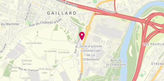 Plan de Top Lavage, Rue du Transval, 74240 Gaillard