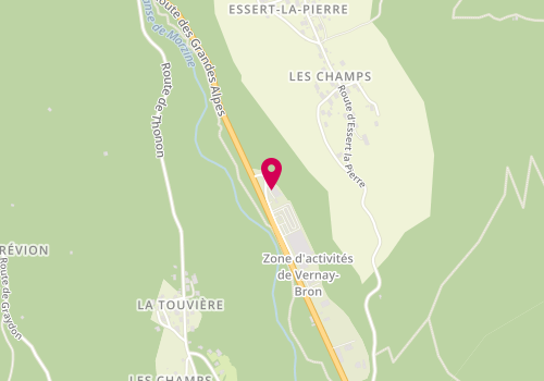 Plan de Centre Auto du Mont Blanc, 4677 Route des Grandes Alpes, 74430 Saint-Jean-d'Aulps