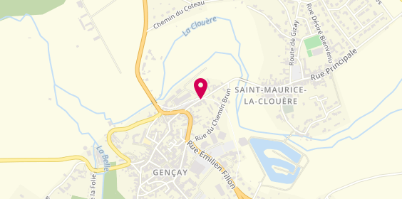 Plan de Techni Lavage, Route de Saint Maurice la Clouere, 86160 Gençay