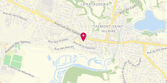 Plan de Aqua Lavage, 2 Rue des Demoiselles, 85440 Talmont-Saint-Hilaire