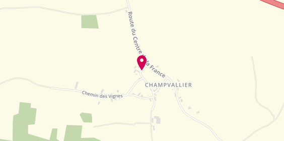 Plan de LEVREAUX Romain, 1 Chemin Jeu de Quilles, 03190 Nassigny