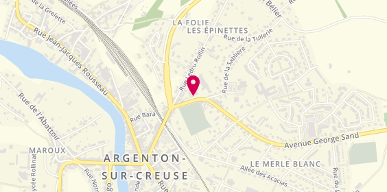 Plan de Le Rorqual, 13 avenue George Sand, 36200 Argenton-sur-Creuse