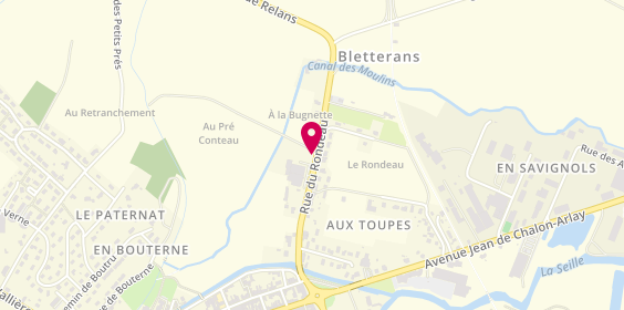 Plan de Bletterans Lavage ECS, Lieu-Dit au Pré Conteau, 39140 Bletterans