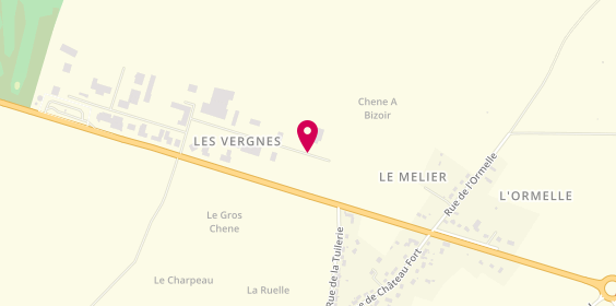 Plan de Tcl Auto, Zone Aménagement Les Vergnes Zone Artisanale, 36250 Niherne