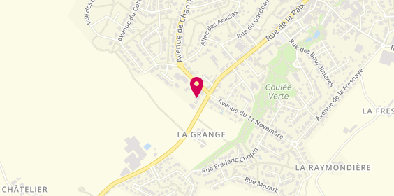 Plan de Peugeot - Garage de la Sèvre, 44 Rue des Écoles, 85130 Chanverrie
