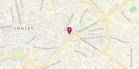 Plan de BARON ENERGIES, Station Service AVIA à Cholet, 2 Rue Nationale, 49300 Cholet
