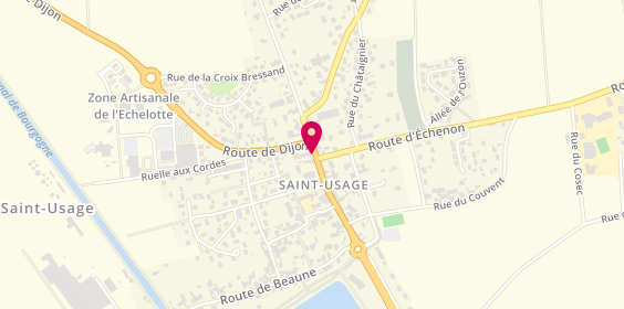 Plan de Intermarché, Route de Dijon, 21170 Saint-Usage