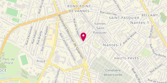 Plan de Cap Ouest Propreté, 2 Rue du Douet Garnier, 44000 Nantes