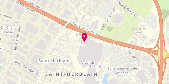 Plan de Autolav'green, Centre Commercial Atlantis, 44800 Saint-Herblain