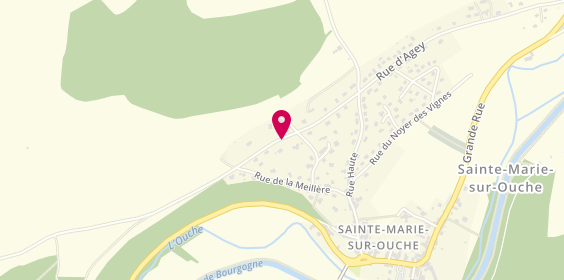 Plan de SASU Rolet, 1024 Rue d'Agey, 21410 Sainte-Marie-sur-Ouche