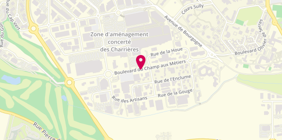 Plan de Relais Quetigny, Boulevard du Champ Aux Metiers, 21800 Quetigny