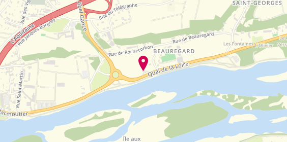 Plan de Relais Tours Sainte Radegonde, 45 Quai de Marmoutier, 37100 Tours