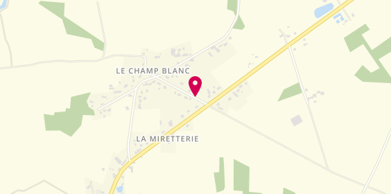 Plan de OD Automobiles, 109 le Champ Blanc, 44160 Sainte-Anne-sur-Brivet