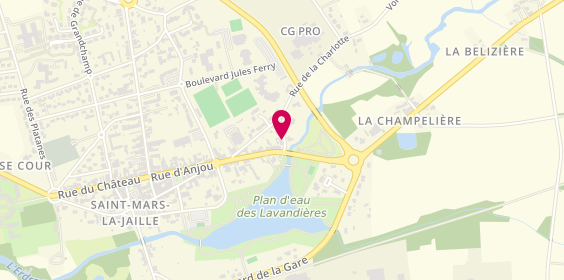 Plan de HC Lavages, Chateaubriant, 44540 Saint-Mars-la-Jaille