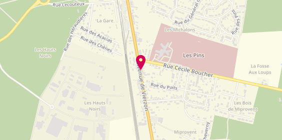 Plan de Intermarché, Avenue Vierzon, 41600 Lamotte-Beuvron
