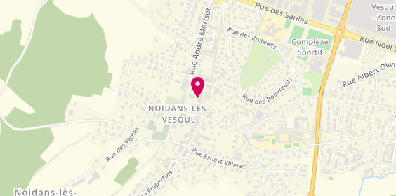 Plan de Access - TotalEnergies, Zone Industrielle Rue des Faines, 70000 Noidans-lès-Vesoul