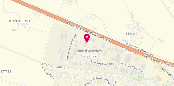 Plan de AD Poids Lourds - Vannes Véhicules Industriels Theix, 10 Rue des Vanniers, 56450 Theix-Noyalo