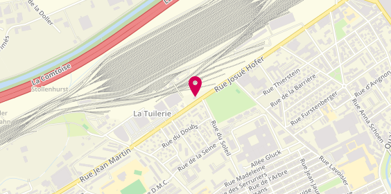 Plan de Top Lavage Services, 51 Bis Rue Josué Hofer, 68200 Mulhouse