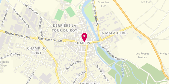 Plan de RENAULT, Route d'Auxerre Zone Artisanale des Violettes, 89800 Chablis