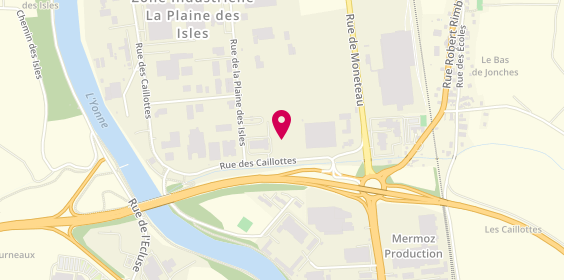 Plan de ACL Lavage, Zone Industrielle 
2 Bis Rue des Caillottes
Rue de la Plaine des Isles, 89000 Auxerre, France